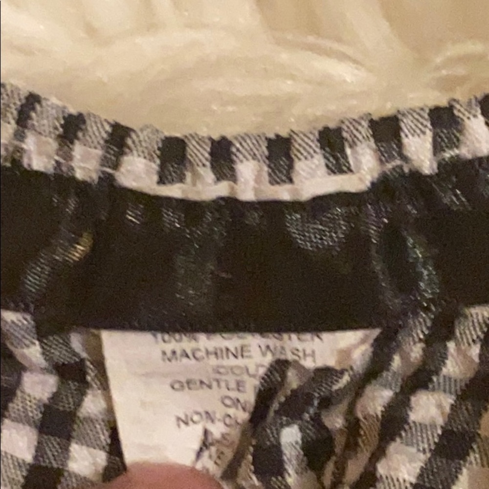 *BOHO CHIC CHECKERED CROP TOP - Picture 5 of 5